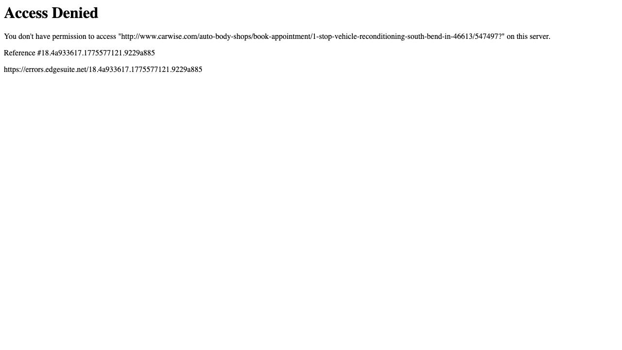 1 Stop Vehicle Reconditioning