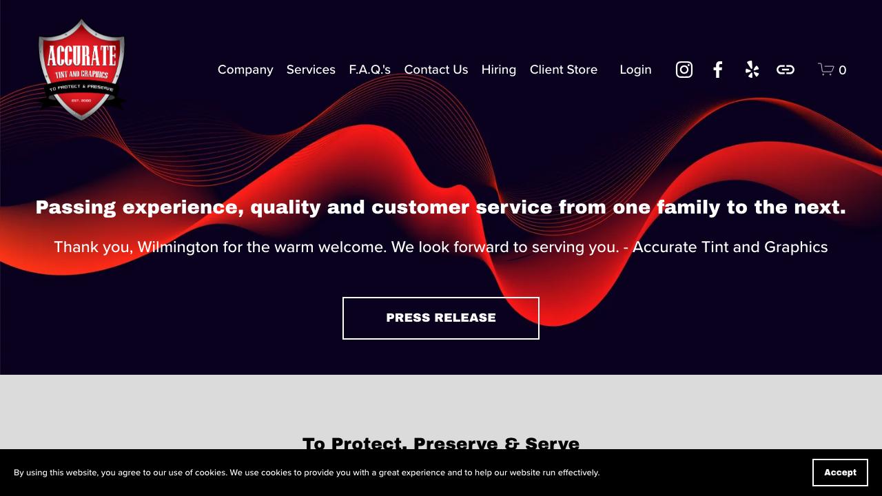 Accurate Tint and Graphics