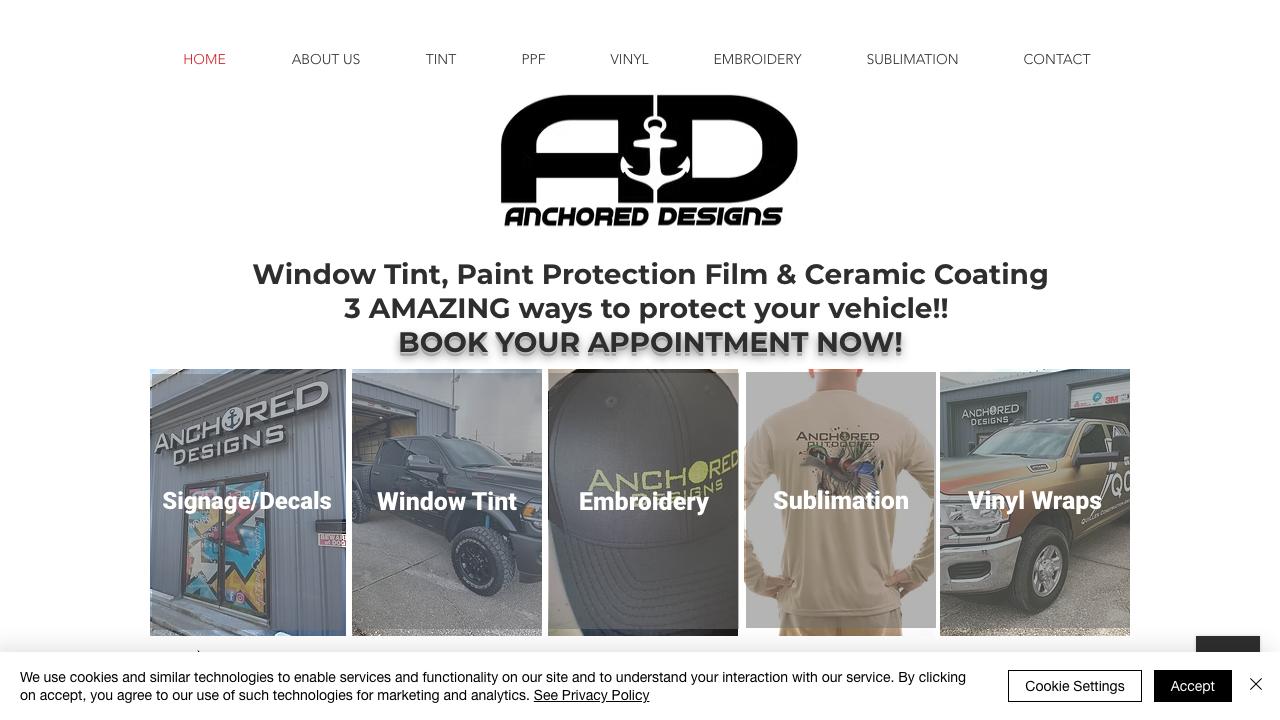 Anchored Designs Wraps & Tint