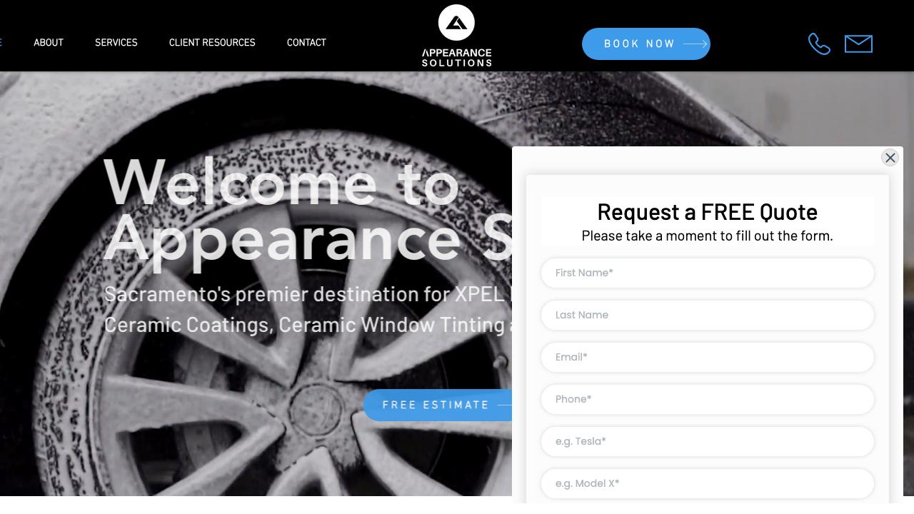 Appearance Solutions | Paint Protection Film (PPF) | Ceramic Coatings | Window Tinting