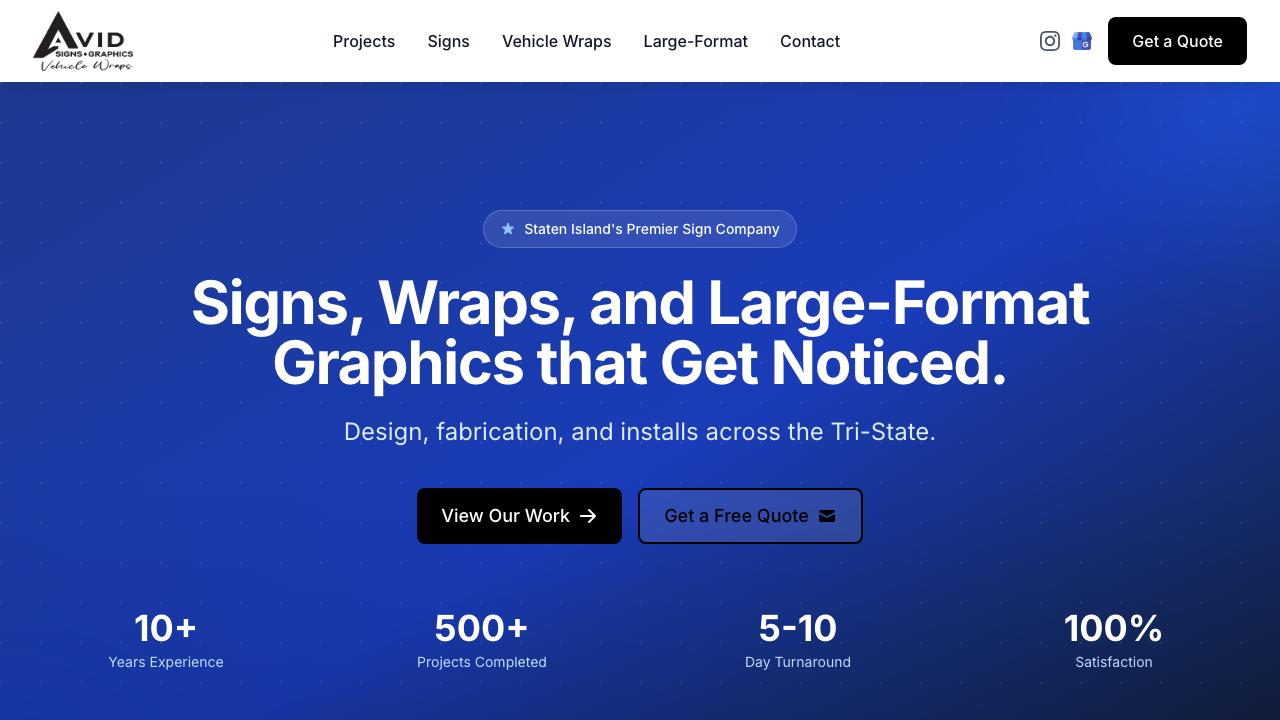 Avid Signs & Vehicle Wraps