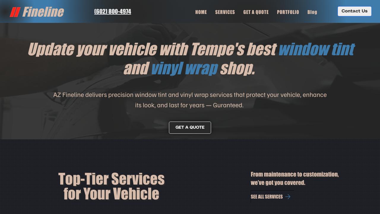 AZ Fineline Window Tint & Vinyl Wrap