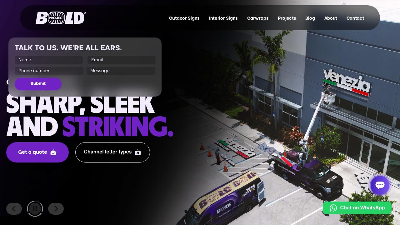 Bold Project | Signs | Car Wraps