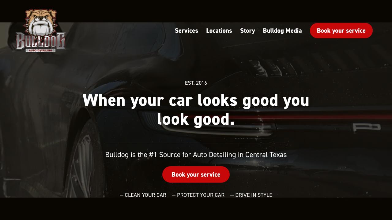 Bulldog Vehicle Vinyl Wrap Services