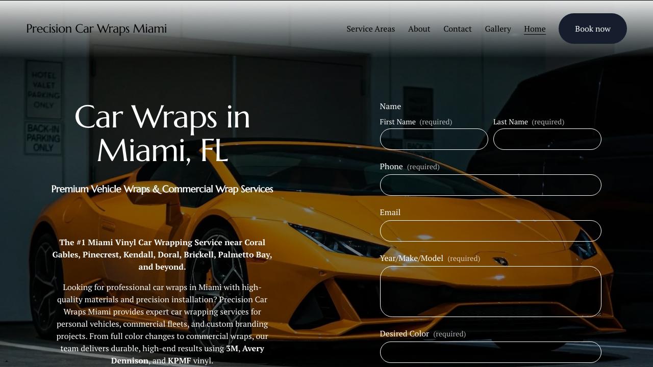 Car Wraps Miami - Custom Wrap Design