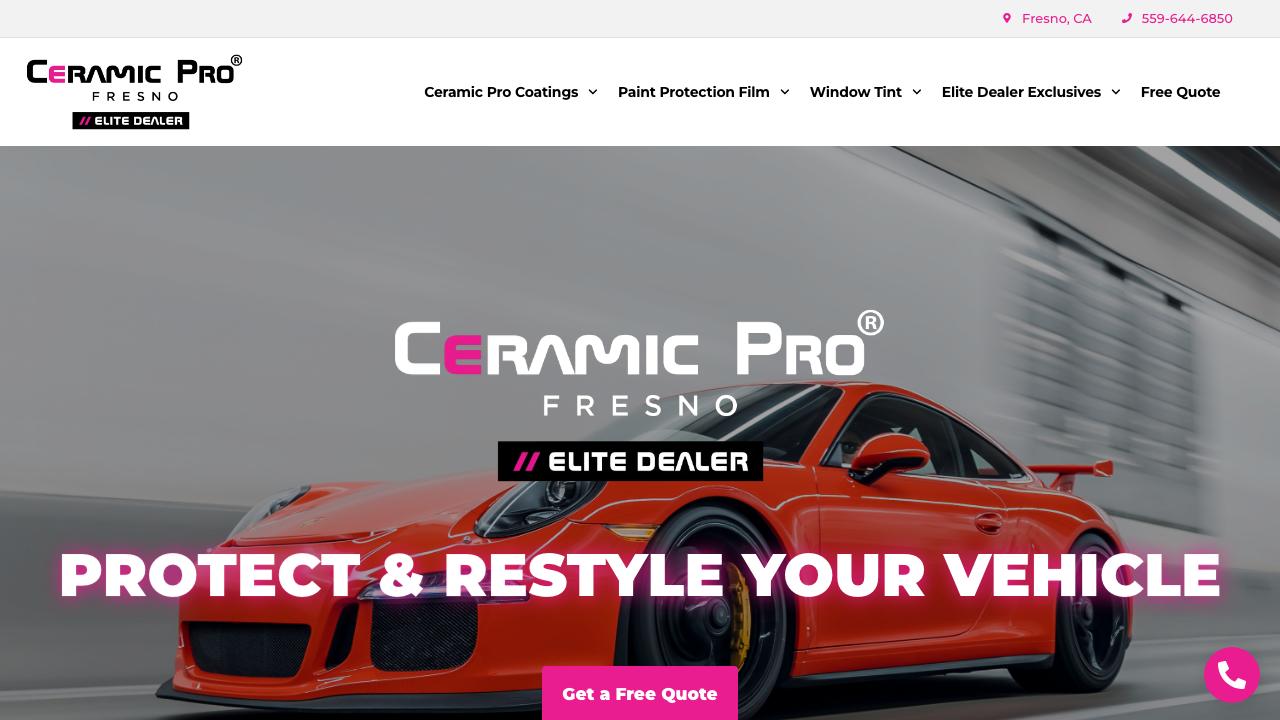 Ceramic Pro Fresno Elite Dealer | Window Tint - Paint Protection Film - Ceramic Coating