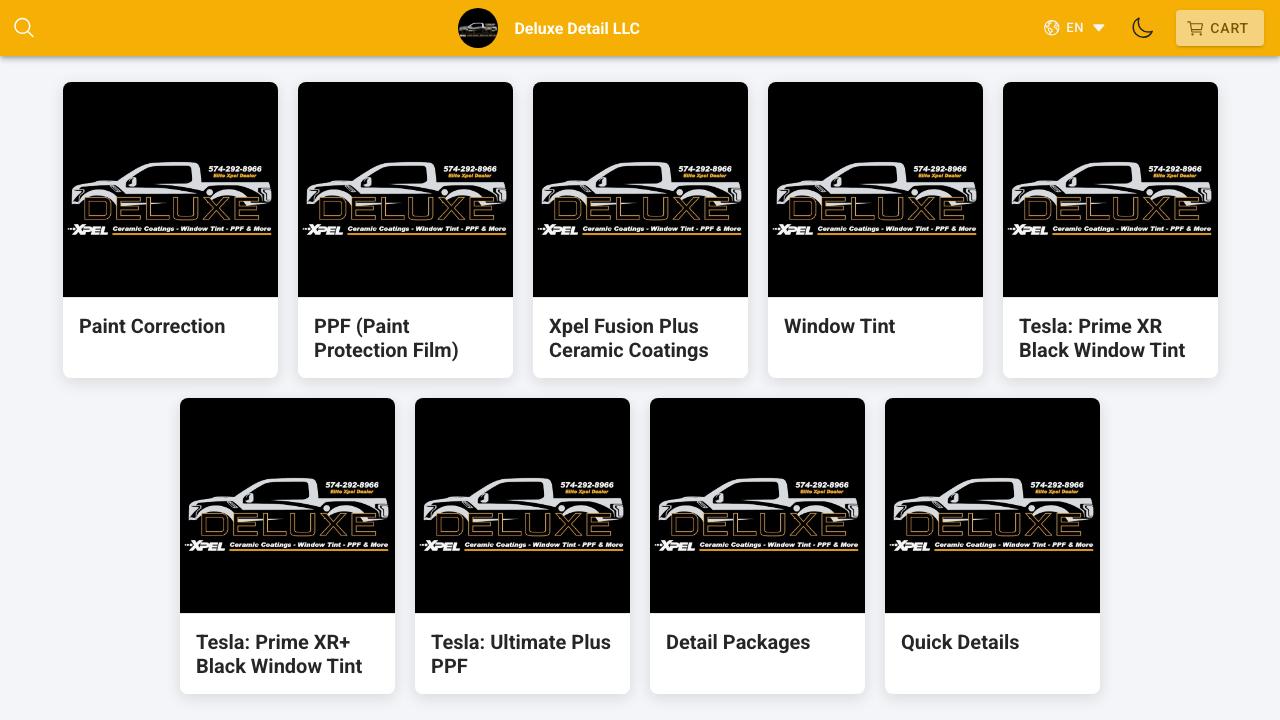 Deluxe Detail, Paint Protection Film, Ceramic Coating, and Window Tint