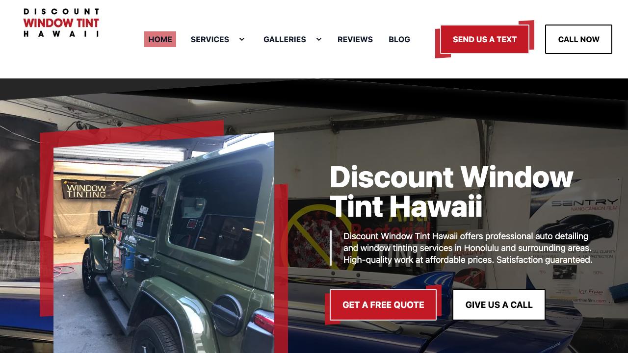 Discount Window Tint Hawaii