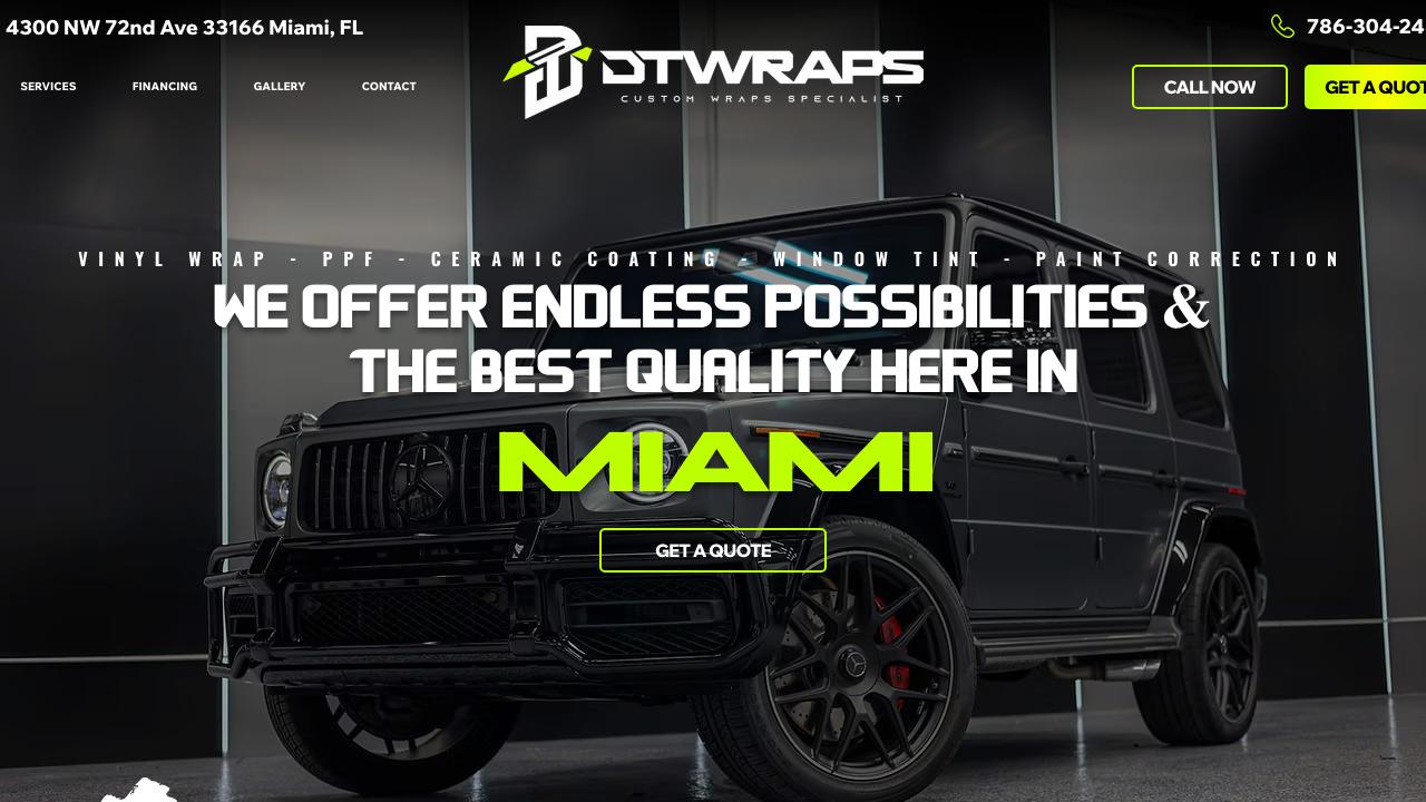 DT Wraps: #1 Vinyl Car Wrap & PPF in Miami
