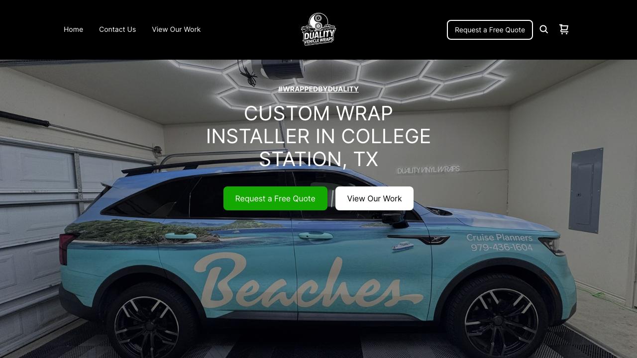 Duality Vehicle Wraps: Home