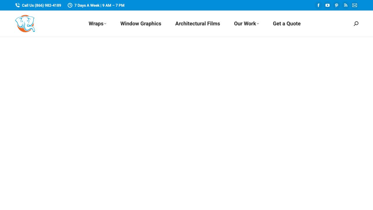 Elephant Head Wraps and Graphics