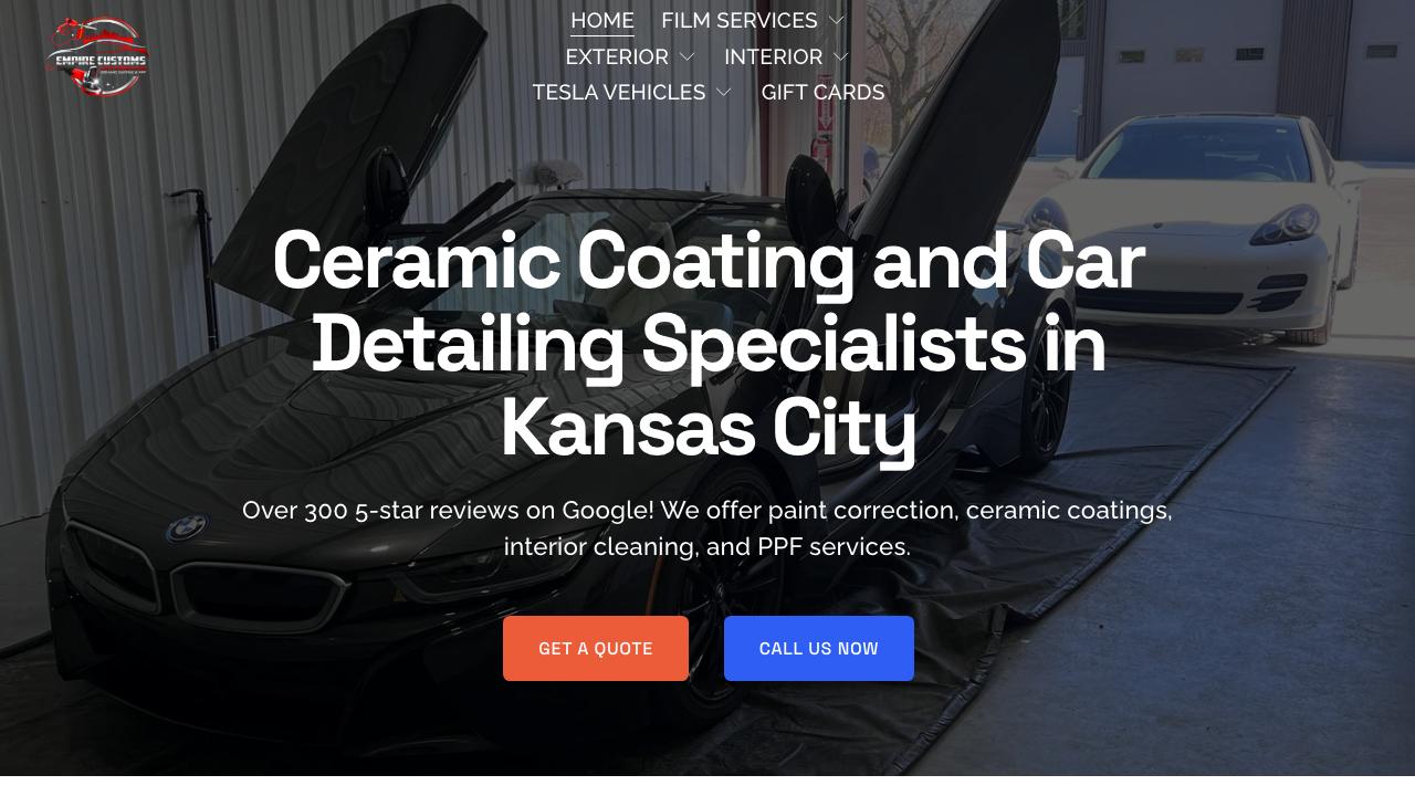 Empire Customs Car Detailing Ceramic Coating & PPF