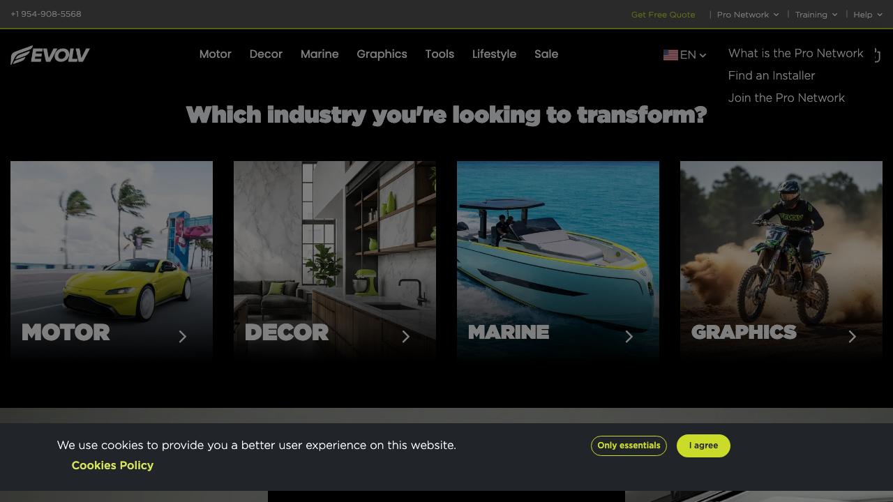 EVOLV | PPF, Car Wrap, Marine and Architectural films