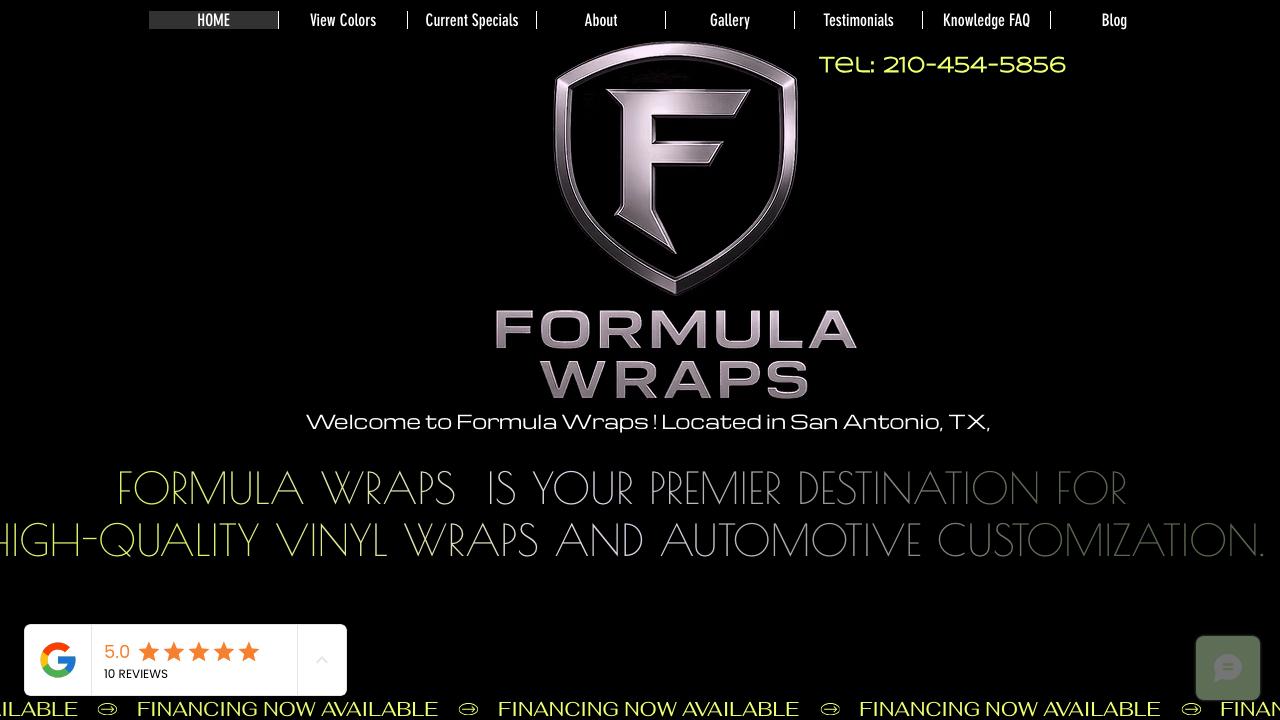 Formula Wraps