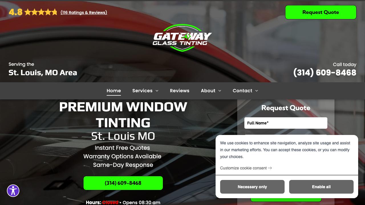 Gateway Glass Tinting