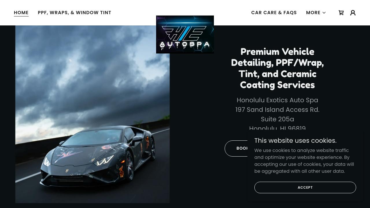 Honolulu Exotics Auto Detailing Spa