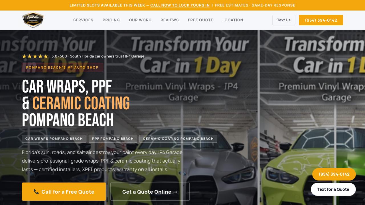 IP4Garage | car wraps & Ppf
