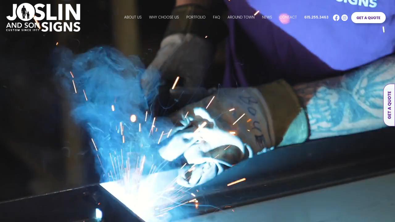 Joslin and Son Signs