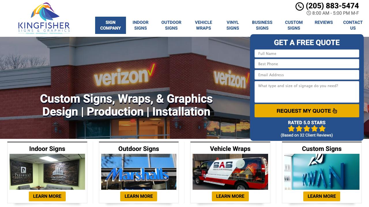 Kingfisher Signs & Graphics