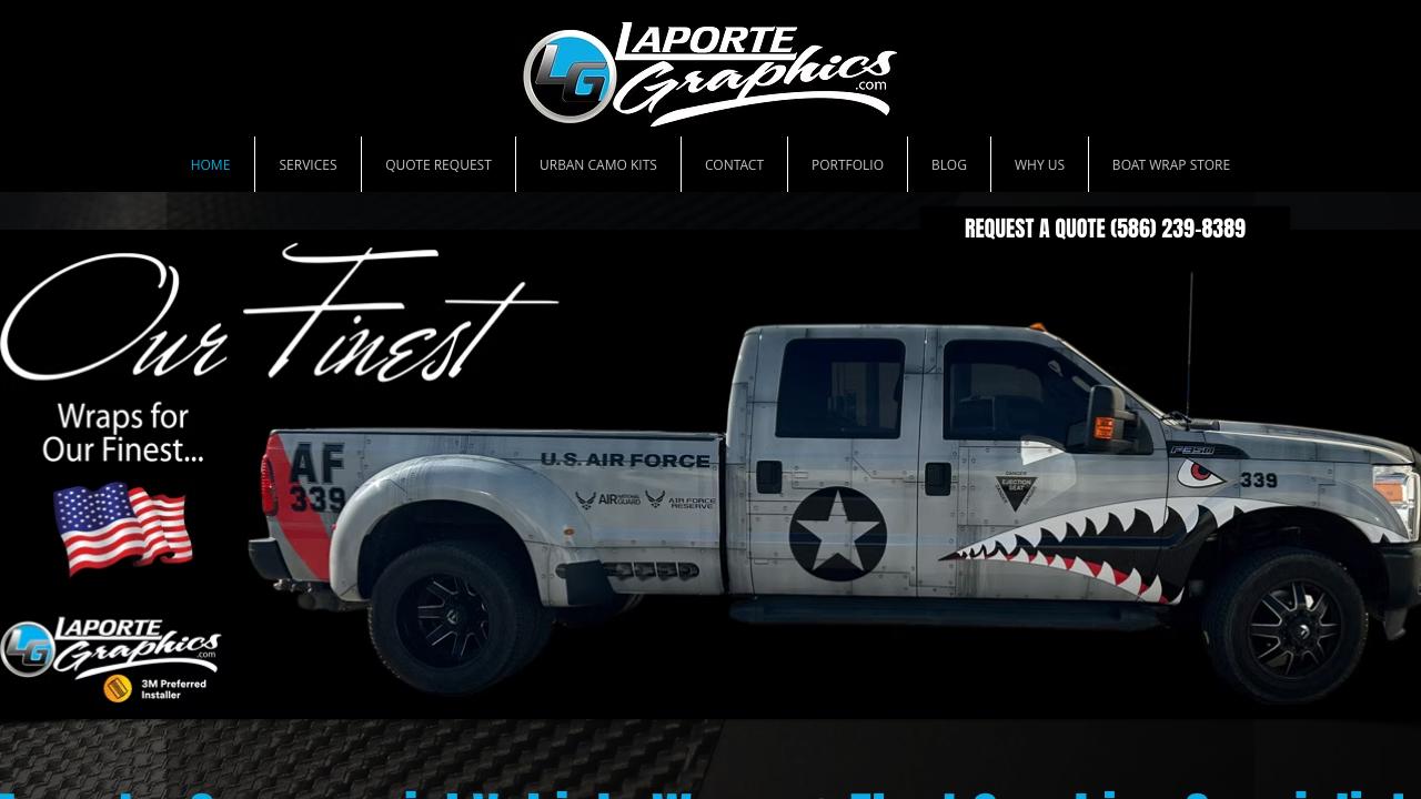 Laporte Graphics Vehicle Wraps, Wall Wraps, Signs and Banners