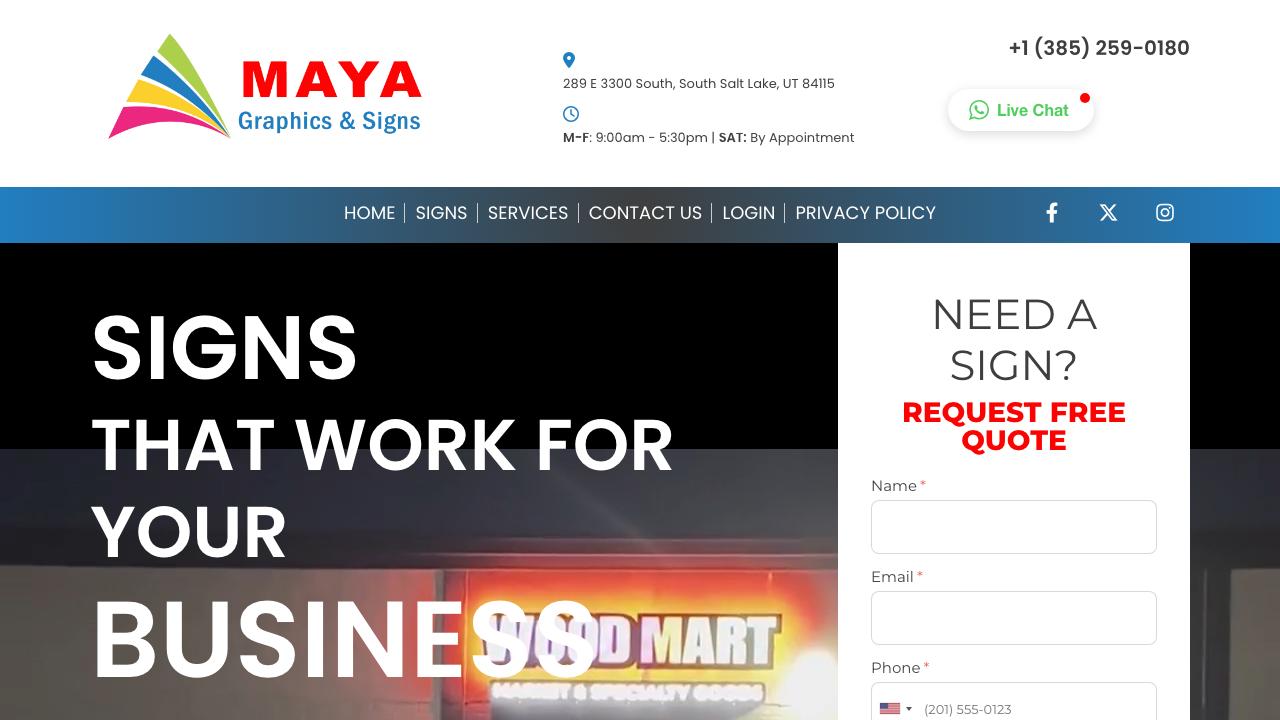 Maya Graphics & Signs