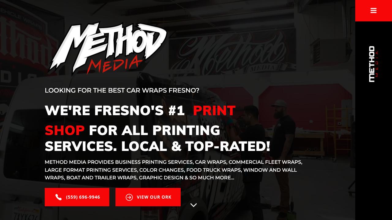 Method Media | Car Wraps Fresno | Commercial Fleets | Business Print Services