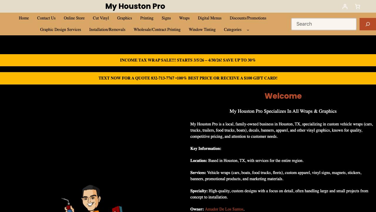 My Houston Pro Wraps & Graphics