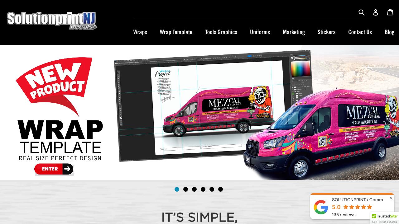 NJ / NY #1 Commercial Vinyl Car Wrap