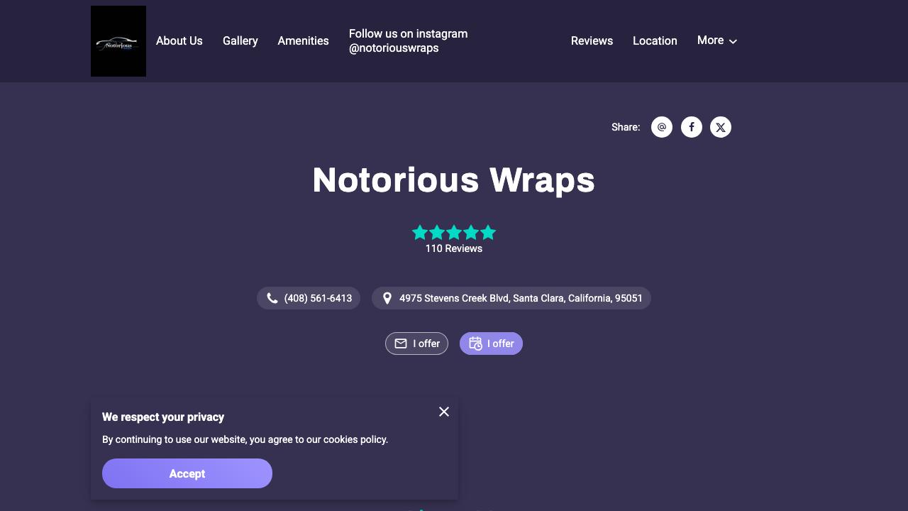 Notorious Wraps