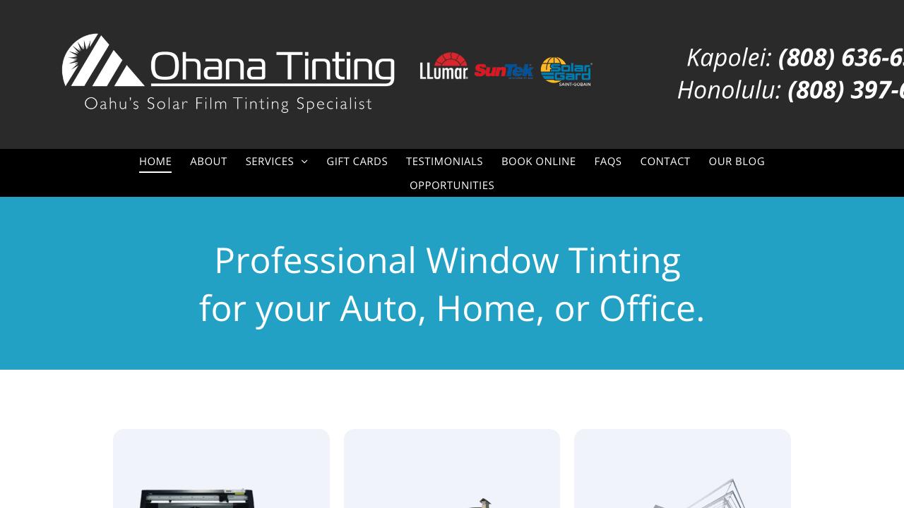 Ohana Tinting