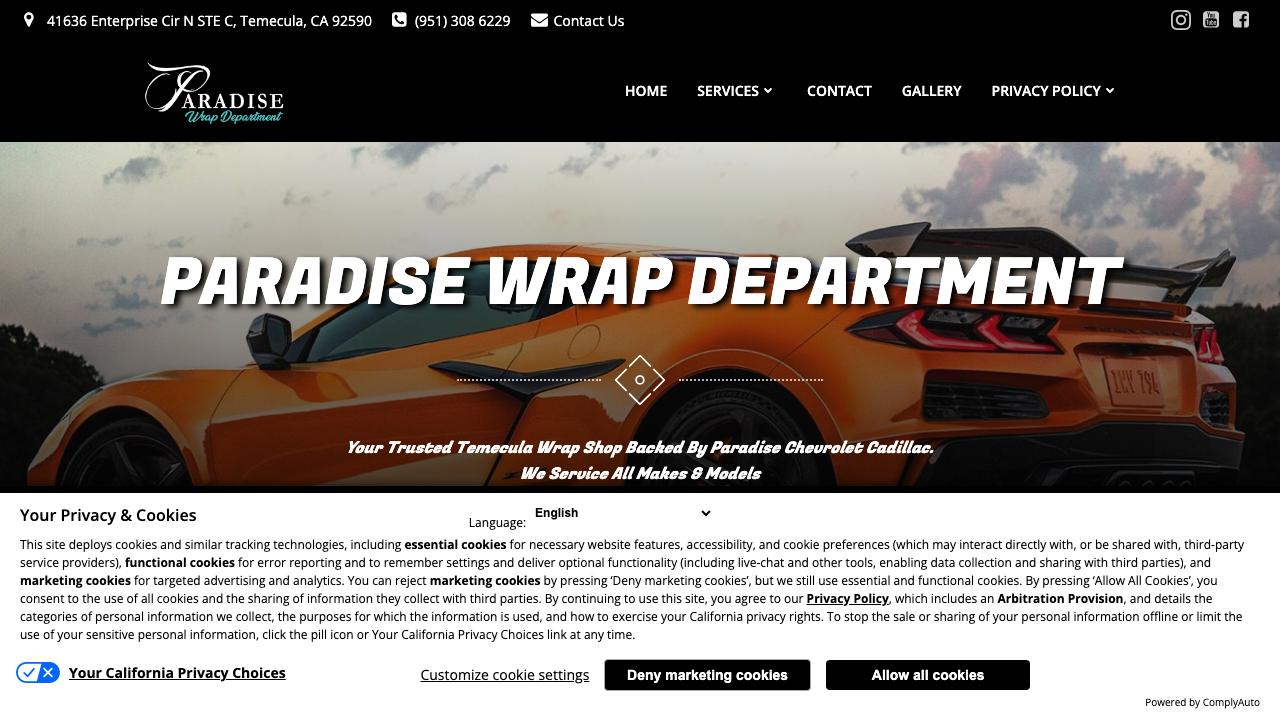 Paradisewrapdept