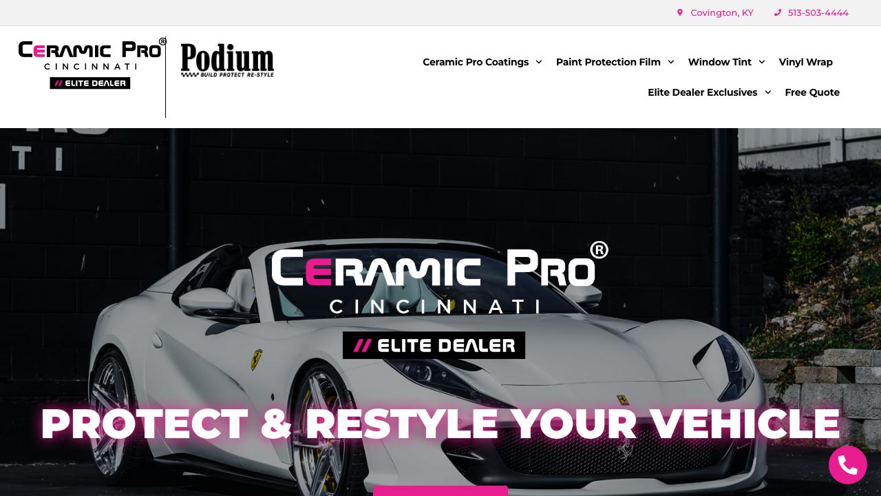 Podium Cincinnati / Ceramic Pro (Deadicated Auto)
