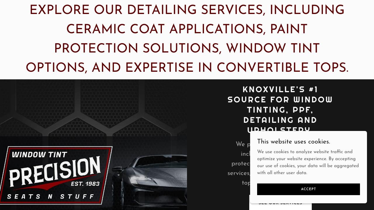 Precision Window Tint Seats N Stuff