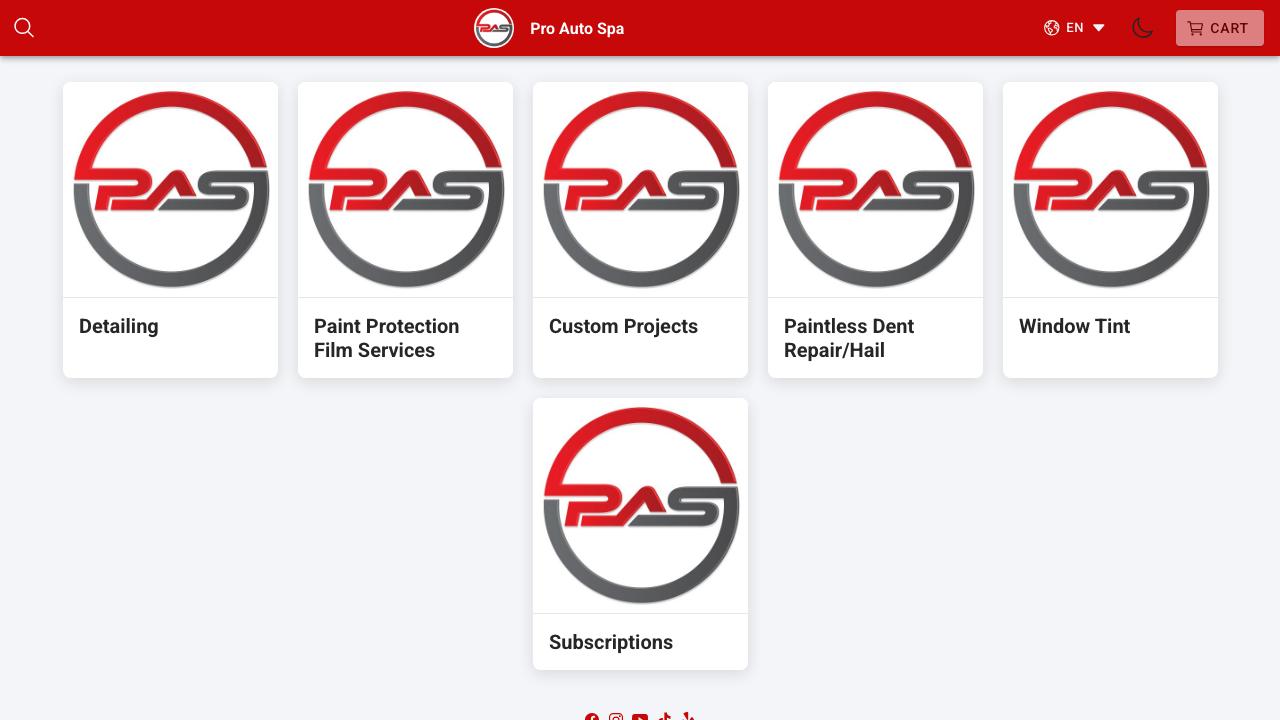 Pro Auto Spa - Paint Protection Film, Ceramic Coatings, Window Tinting, Paintless Dent Removal, Hail Removal & Powder Coating