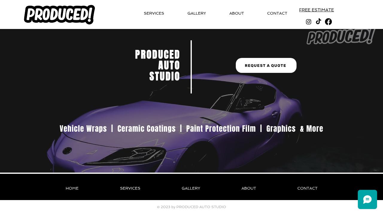 Produced Auto Studio: HOME