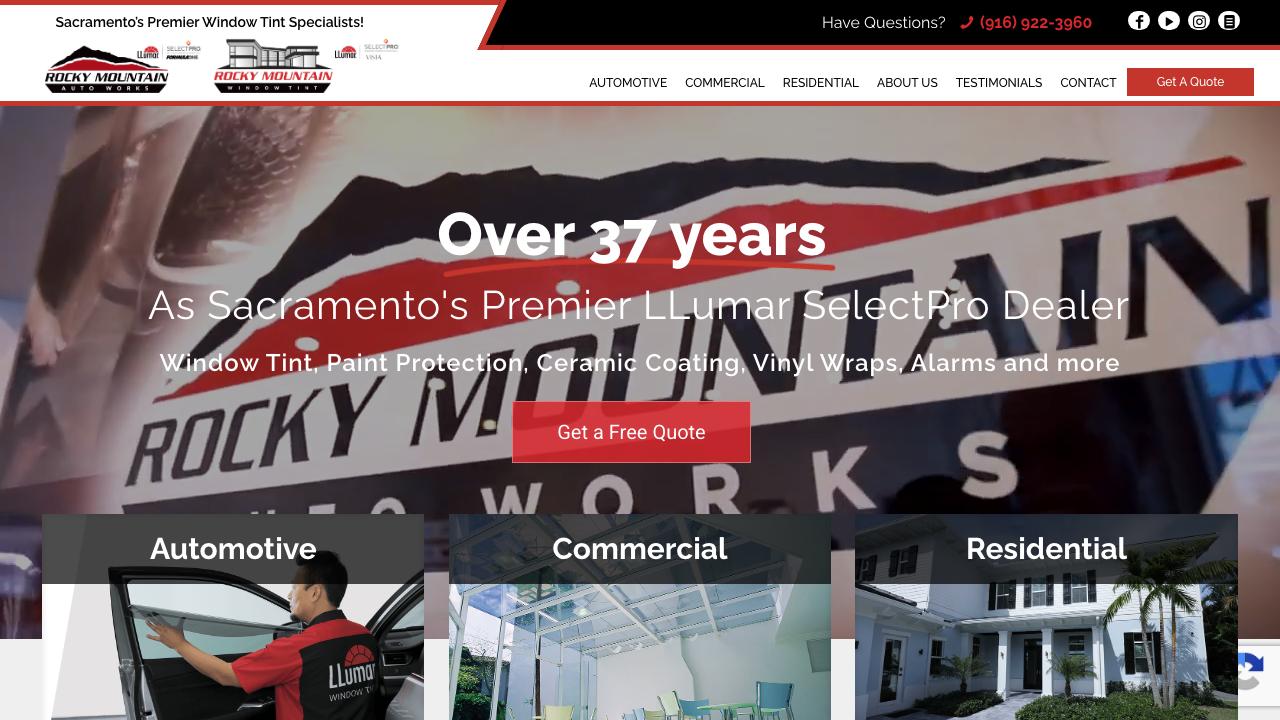 Rocky Mountain Auto Works / Rocky Mountain Window Tint