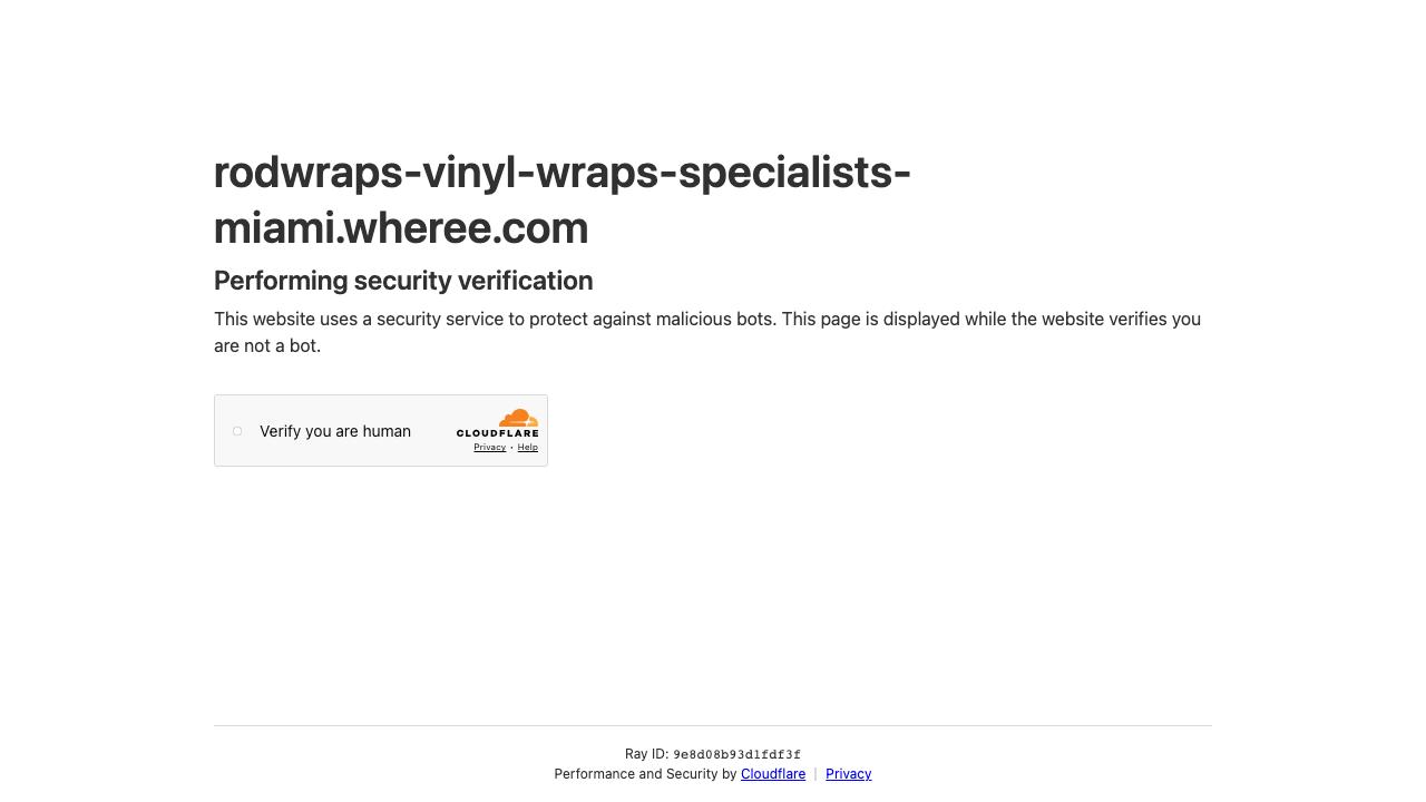 RODWRAPS Vinyl Wraps Specialists Miami