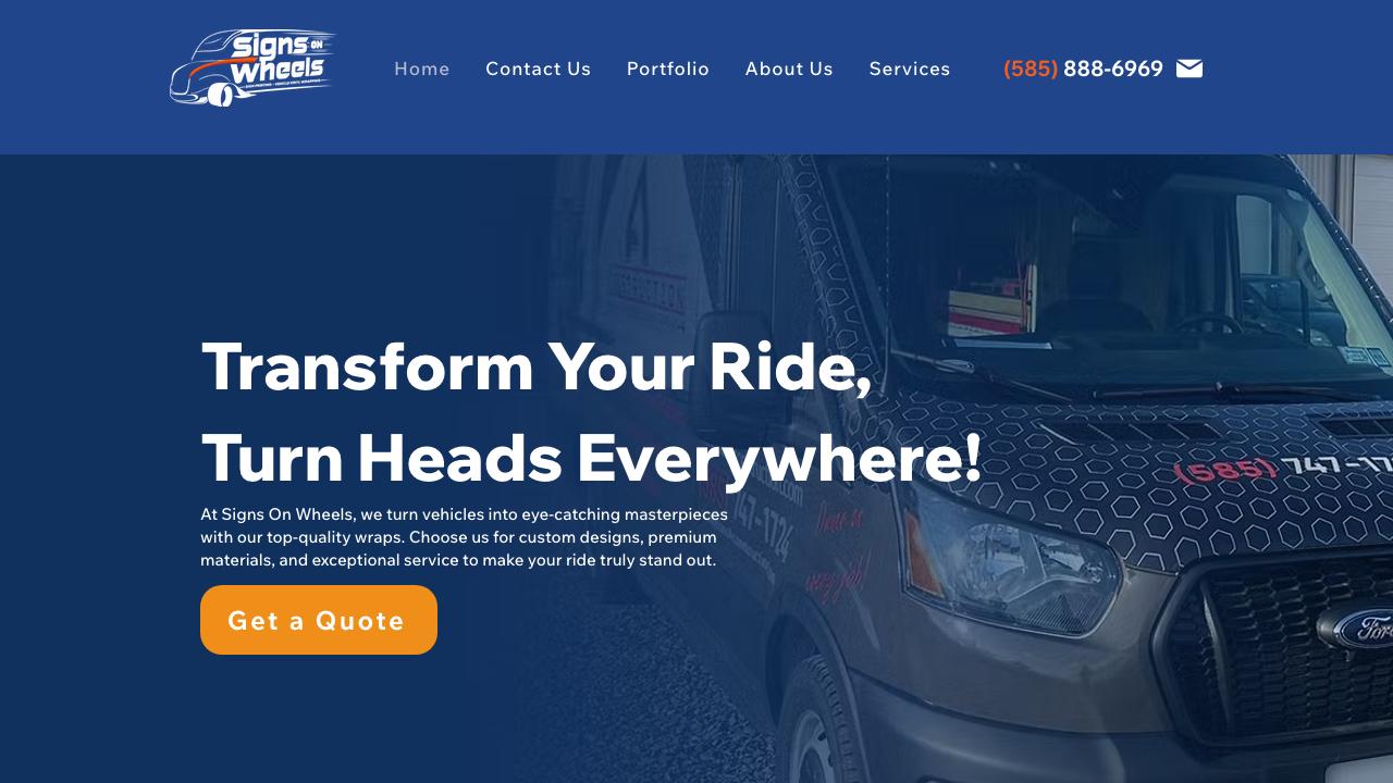 Signs on Wheels: Home