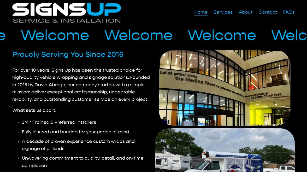 Signs Up - San Antonio