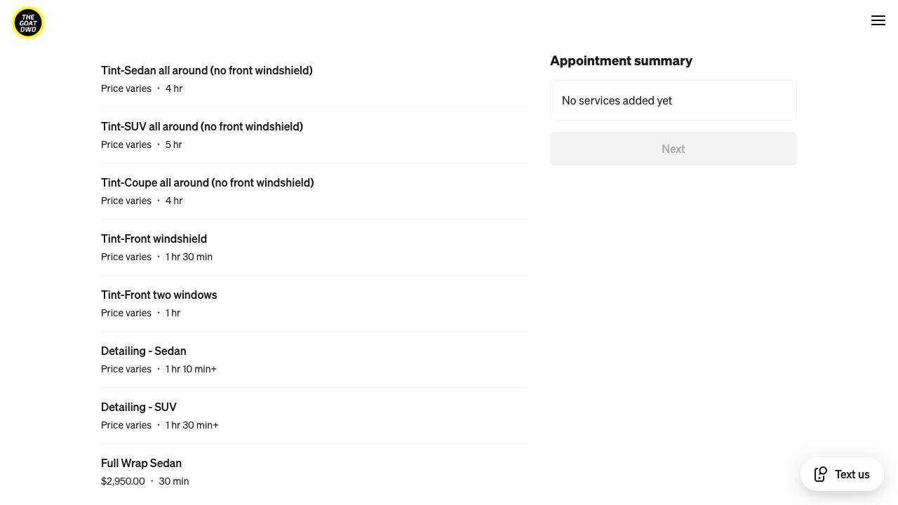 THE GOAT - Design Wrap Detail