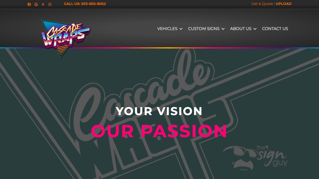 The Sign Guy & Cascade Wraps