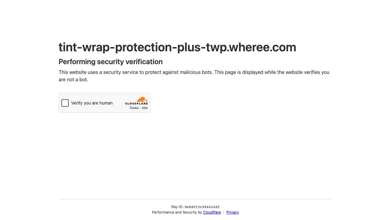 Tint Wrap Protection Plus (TWP+)