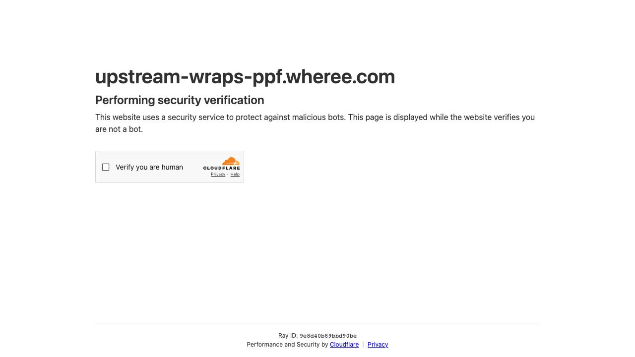 Upstream Wraps & PPF