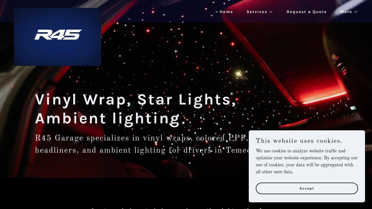 Vehicle Wraps, Starlight & Ambient Lighting