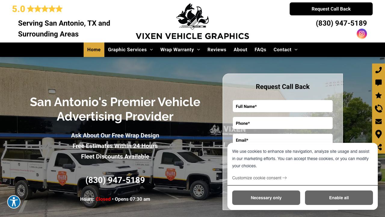 Vixen Vehicle Graphics