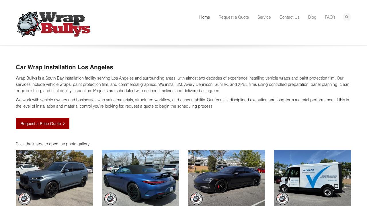 Wrap Bullys: Car Wrap & PPF Los Angeles