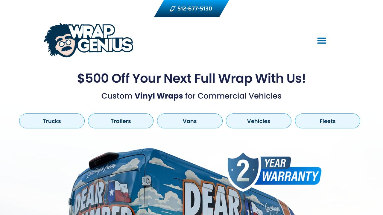Wrap Genius: Commercial Car Wraps