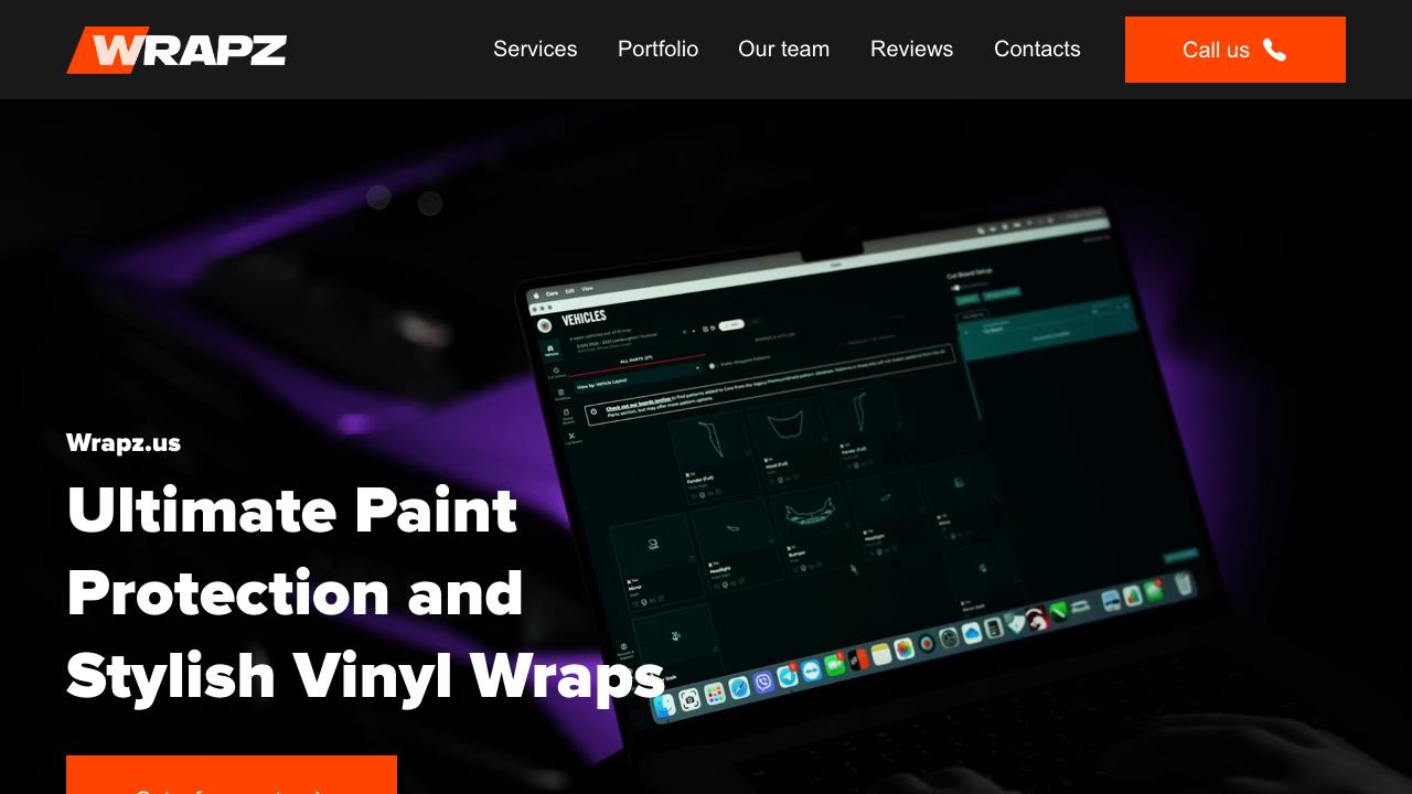 WrapzInc. Paint Protection Film or Clear Bra